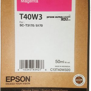 Epson SureColor 50mL Magenta T40W320 UltraChrome XD Ink Cartridge for T2170, T3170, & T5170